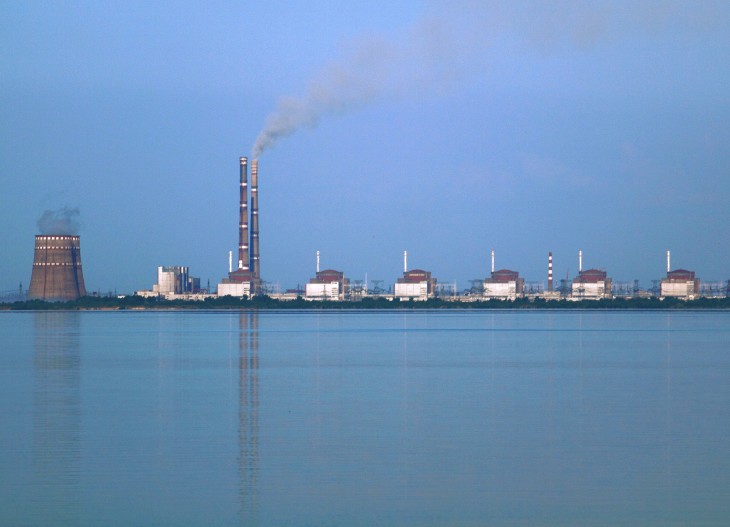 Zaporoska elektrownia jądrowa. Fot. Ralf1969/wikimedia